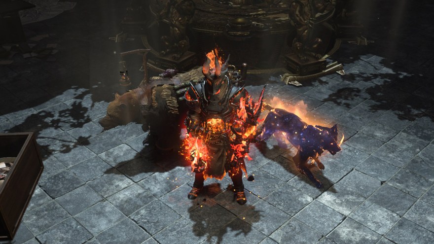 Screenshot of the spell selection screen during combat, showing available spells and their descriptions.