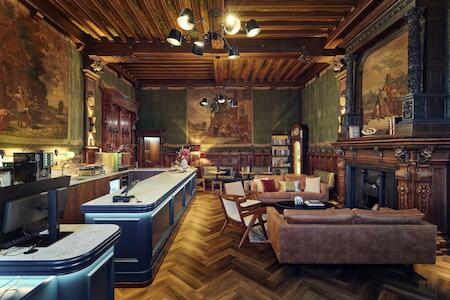 Ben looking slightly out of place but smiling