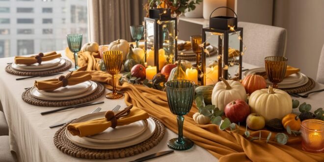 Simple Thanksgiving Tablescapes