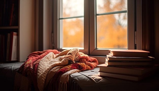 Autumn's Embrace: Creating a Cozy Reading Nook i...