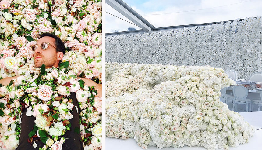 A close-up of Chef Eric Frechon's signature dish, 