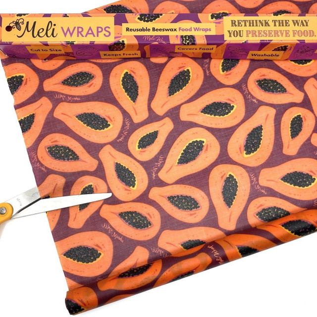 Beeswax wraps with different patterns and colors