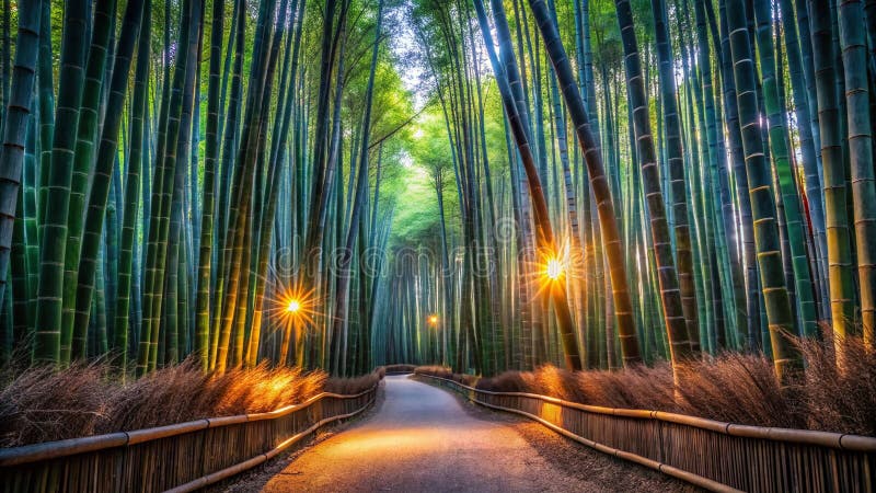 A person walks through the seemingly endless tunnel of vibrant red torii gates at Fushimi Inari Shrine.