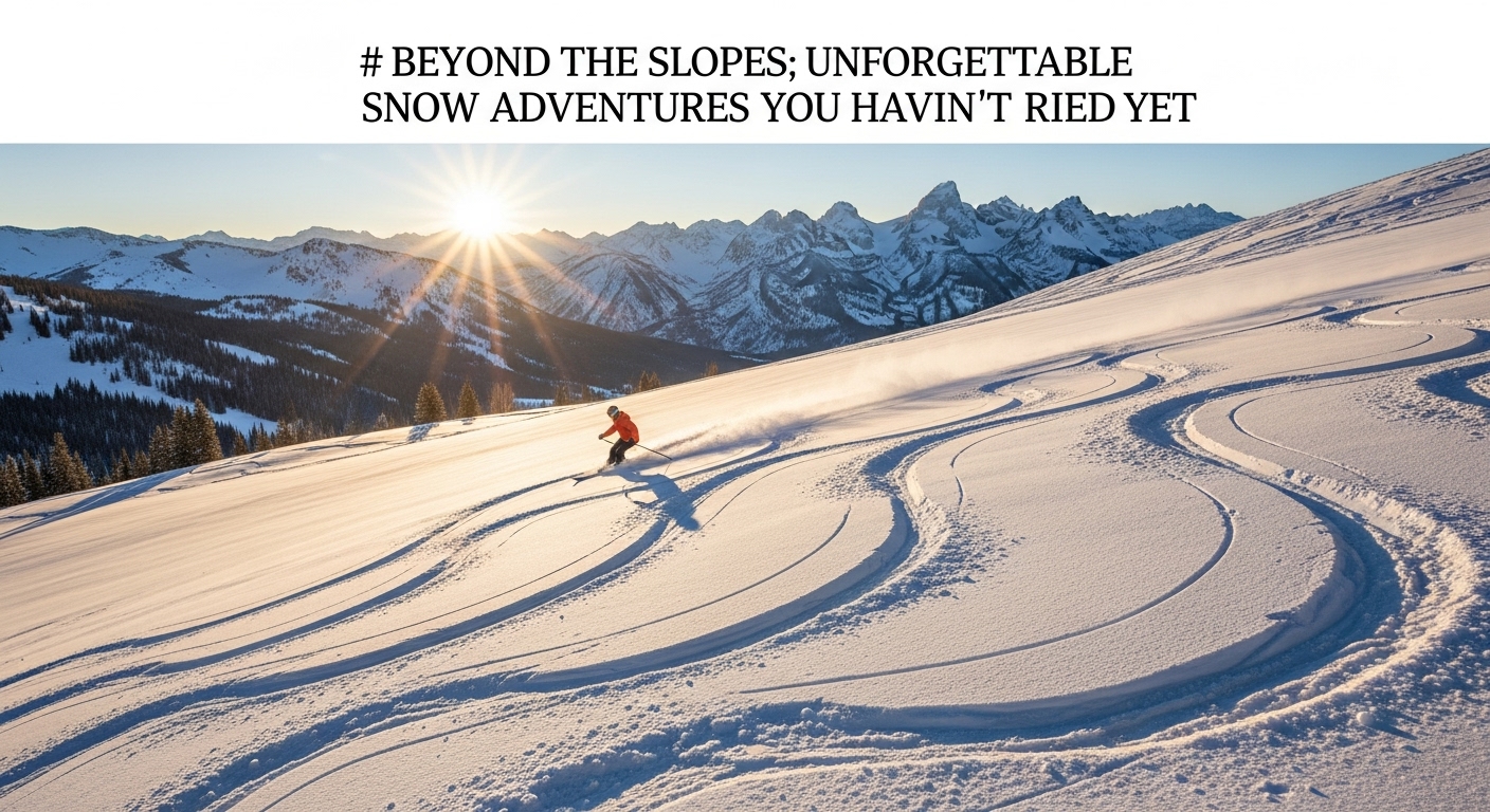 ## Beyond the Slopes: Unleash Your Inner Adventure...