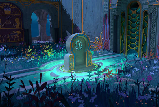 A player character standing on an alien planet, showcasing the vastness and variety of the explorable environments