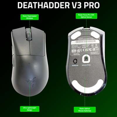 A player competing at a tournament with the mouse prominently displayed