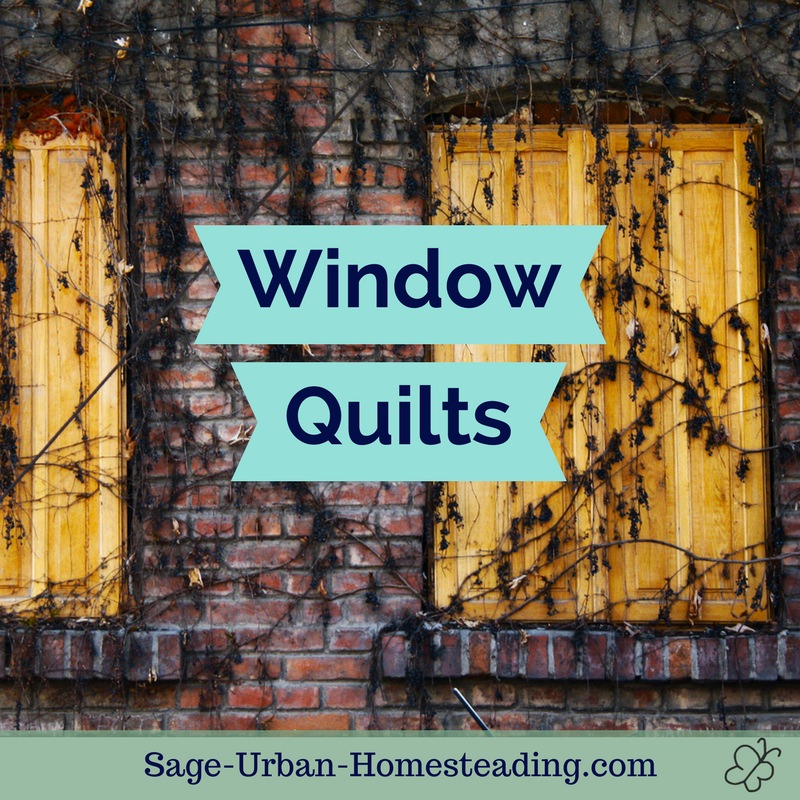 completed insulated window panel pretty fabric