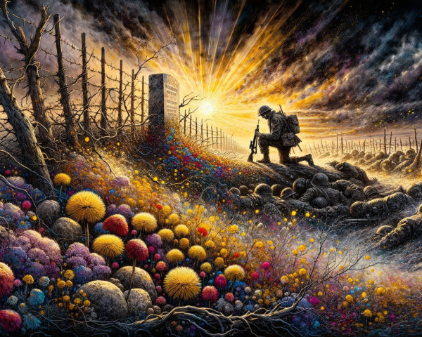 An anomaly that is difficult to see.