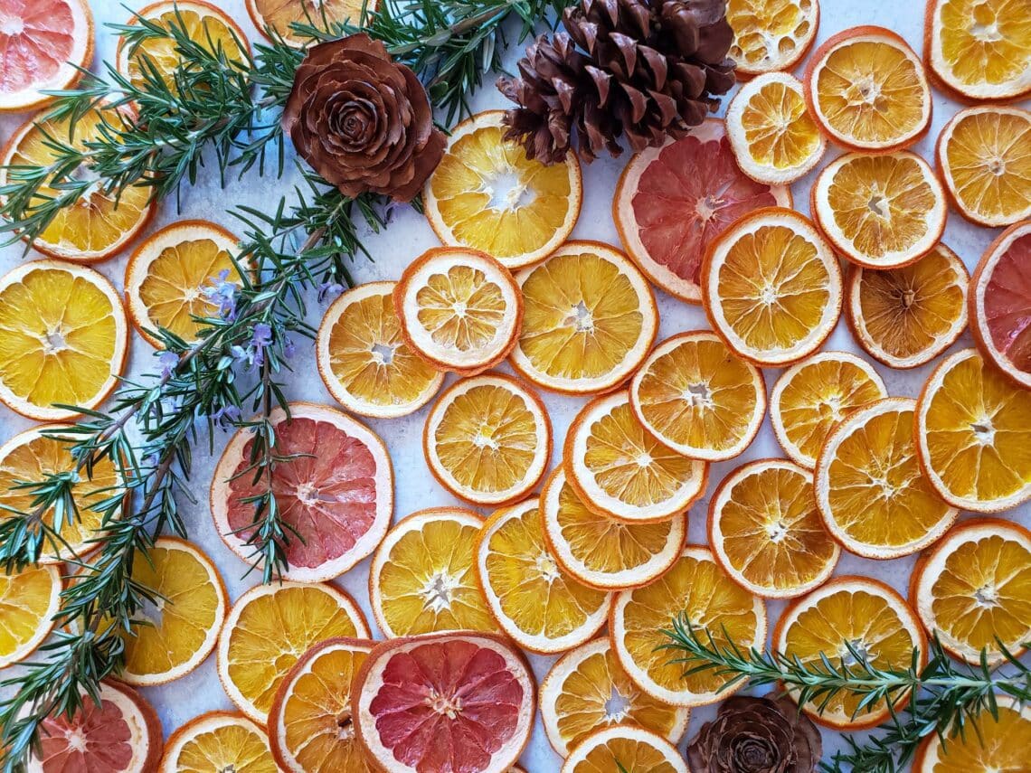 variety citrus fruits arrangement wooden bowl