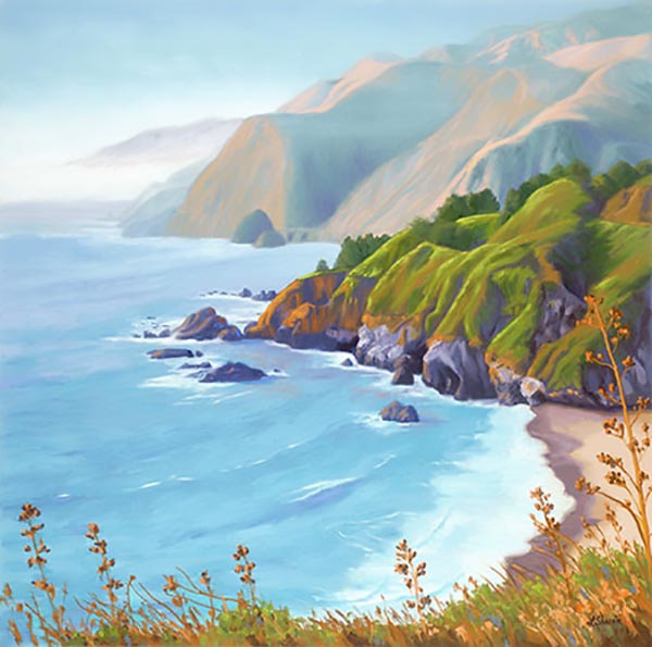 Bixby Bridge in the soft morning light