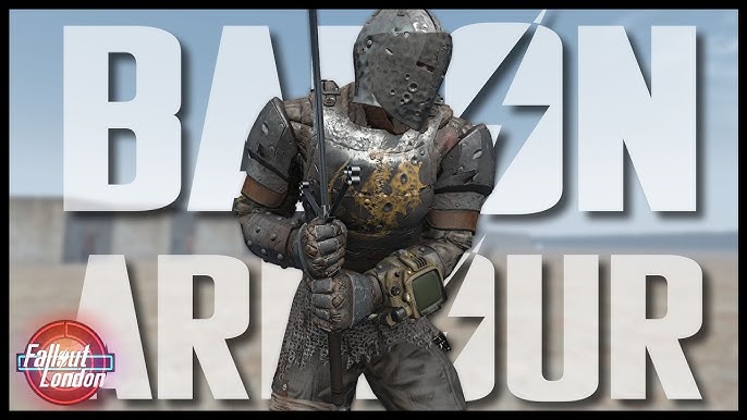 Close-up shots of the Camelot faction's armor and weapons