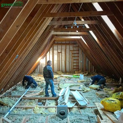Before insulation attic