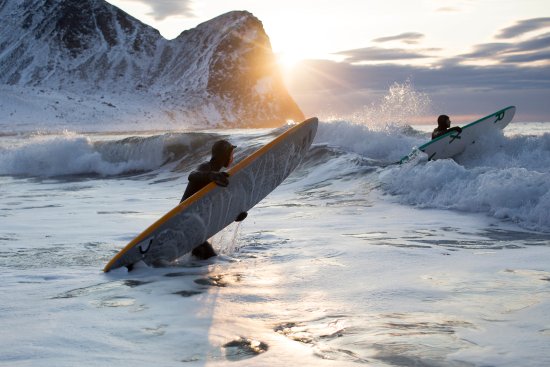 Arctic Surfing Lofoten