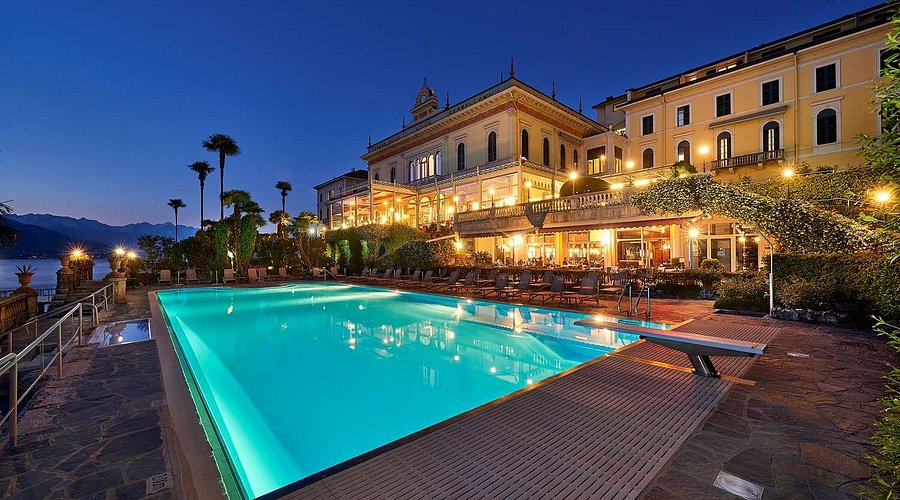 Panoramic View of Lake Como from Grand Hotel Villa Serbelloni