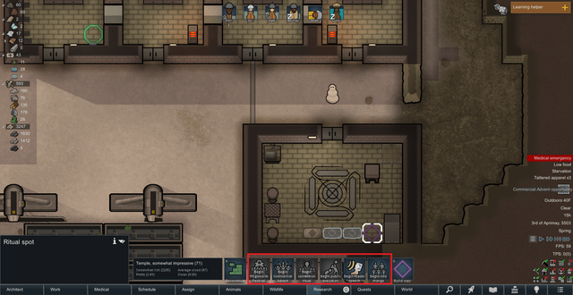 Screenshot of the file explorer window showing the RimWorld