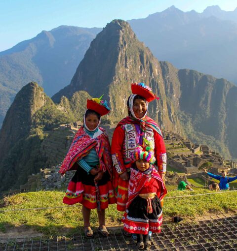 A close up image of Machu Picchu ruins