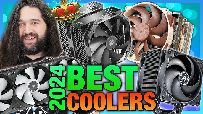 Image highlighting the magnetic mounting system of the fans on the radiator.