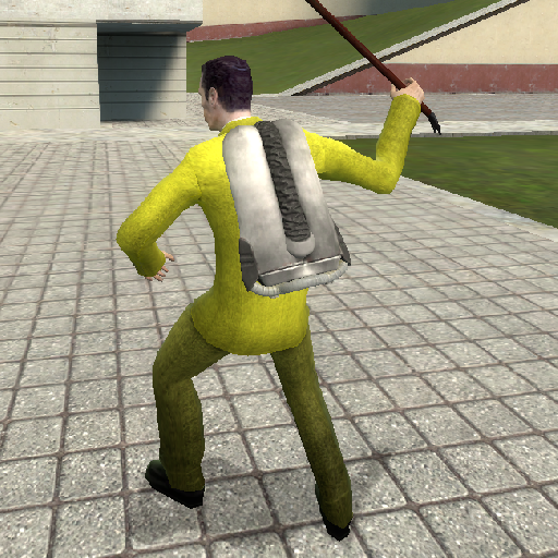 A vibrant, late-afternoon scene of a DarkRP city. Sunlight streams through the windows of custom-built skyscrapers, casting long shadows. Police vehicles with flashing blue and red lights patrol the streets lined with detailed, player-owned businesses. The scene exudes a sense of emergent activity and player interaction.