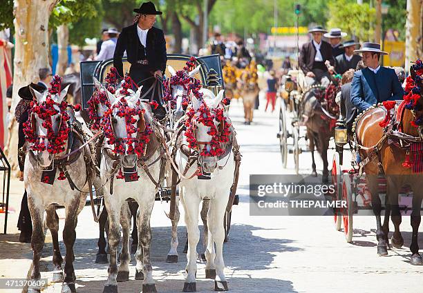 Horse parade at Feria de Abril