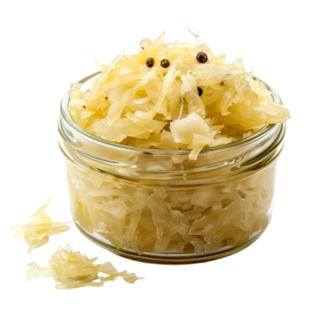 Jar of sauerkraut