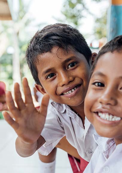 Sumbanese children at a Sumba Foundation school