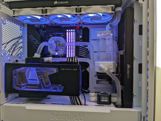 Close-up product photo of the Intel Core i7-14700K CPU.