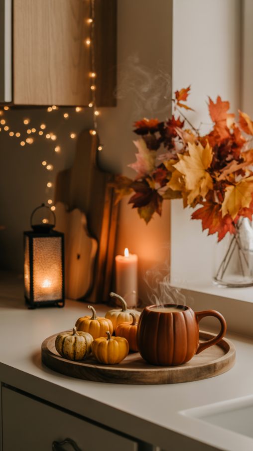 Fall kitchen decor
