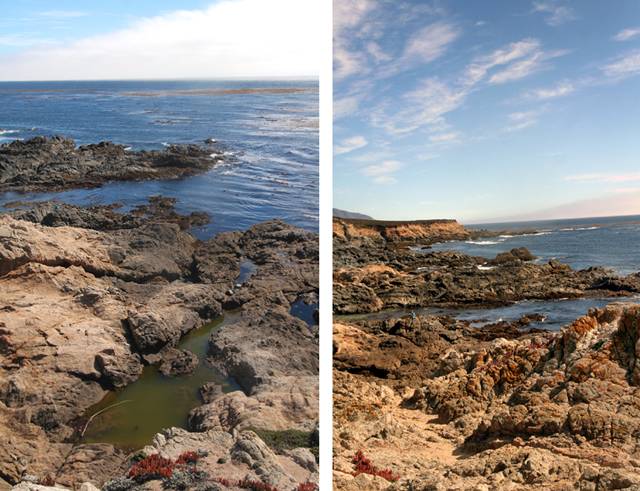 Family by tent cabin at dusk