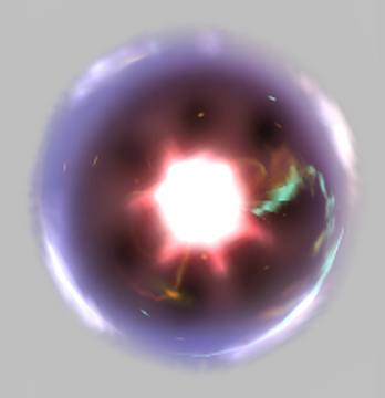 Gordon Freeman manipulating a blue energy orb with the supercharged gravity gun amidst the stark, Combine-controlled environment of the Citadel.