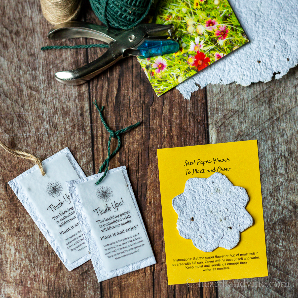 Seed Paper Ornaments: Growing Holiday Cheer, On...
