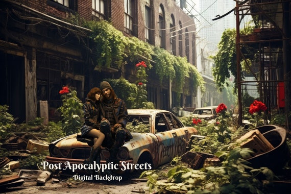 Environmental shots highlighting the unique post-apocalyptic flora and fauna of the London setting