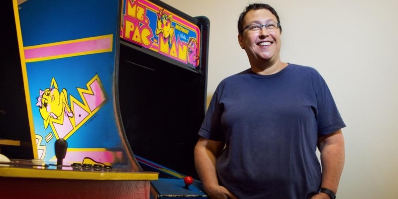 Screenshot of Connor Sherlock's game Sounds of the Cosmos on Itch.io, showcasing its experimental, audio-visual aesthetic.