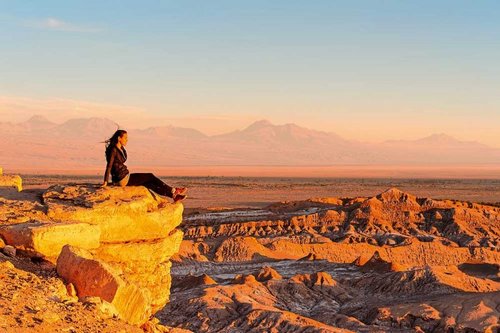 Ancient petroglyphs in the Atacama Desert