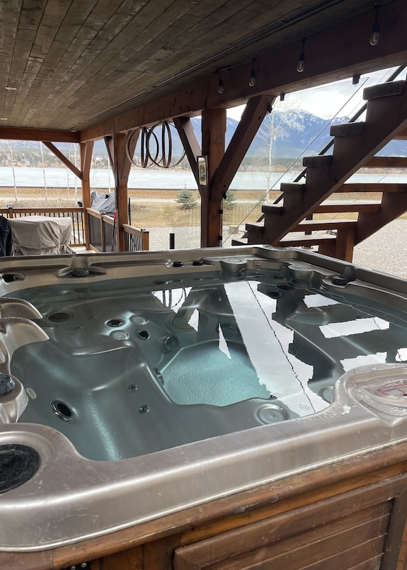 A family ice fishing