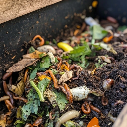bokashi bucket kitchen scraps fermented