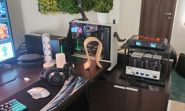 A dark and suspenseful scene from Resident Evil 4 (Remake), emphasizing the game's atmospheric sound design and sense of dread.