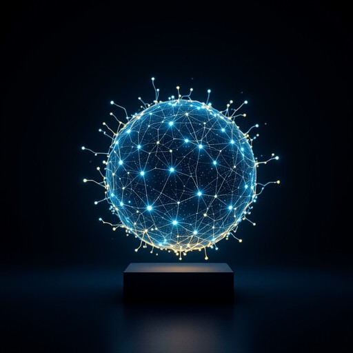 Abstract image representing a network connection.