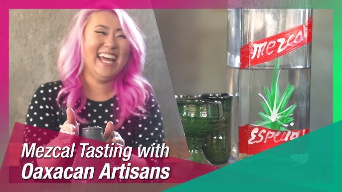 Interior shot of the Mezcalería, showcasing the bottles and the ambiance.