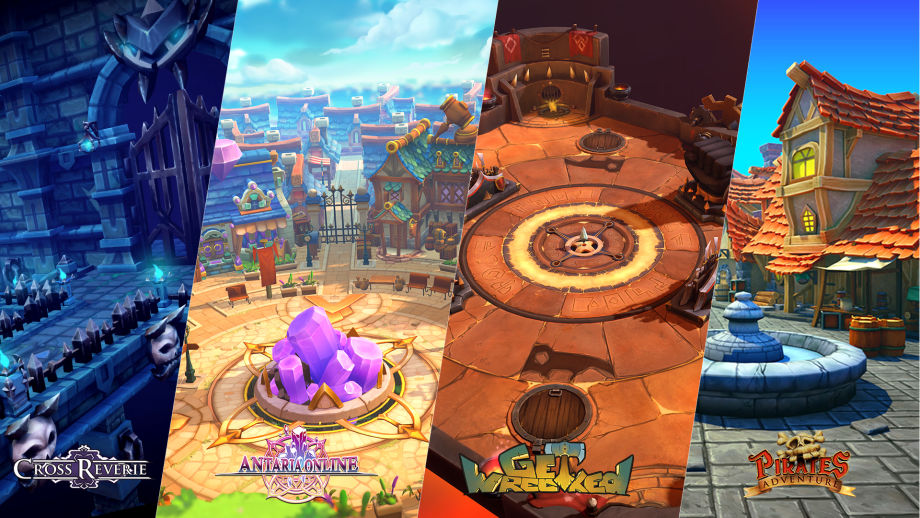 A scenic environment shot, showcasing the game's atmospheric world design