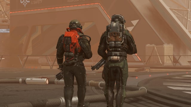 Cyberpunk cityscape at night