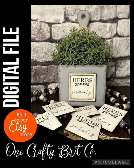 Collage featuring each of the five herbs (Basil, Mint, Chives, Parsley, and Rosemary) in individual close-up shots. Ensure each herb is vibrant, healthy, and visually appealing. Maintain consistent lighting and background for a unified look.