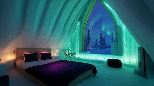 Hôtel de Glace exterior