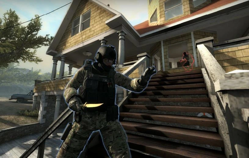 A top-down view of a Counter-Strike 2 map layout in the Hammer editor. The map showcases strategic chokepoints, multiple pathways, and balanced cover positions. The editor interface displays detailed measurements and coordinates, emphasizing the precision of map design.