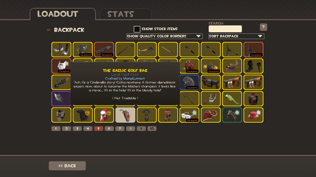 A confusing array of TF2 cosmetics