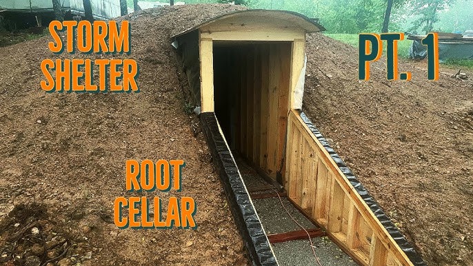 Fully constructed root cellar
