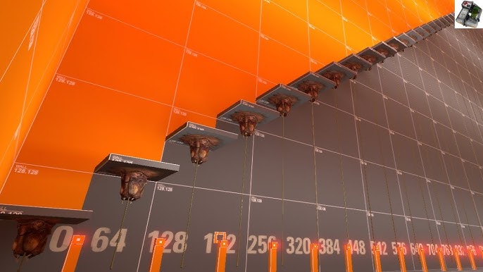 A top-down view of a multiplayer map, highlighting the intricate pathways and interconnected spaces designed to support fluid movement.
