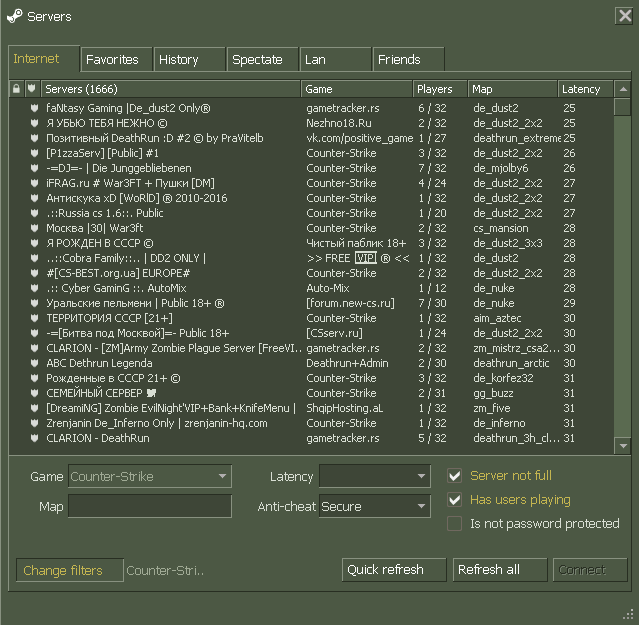 A close-up shot of a player in CS: Source with a ridiculously bright pink M4A1, highlighting the customization and somewhat chaotic aesthetic of the era.