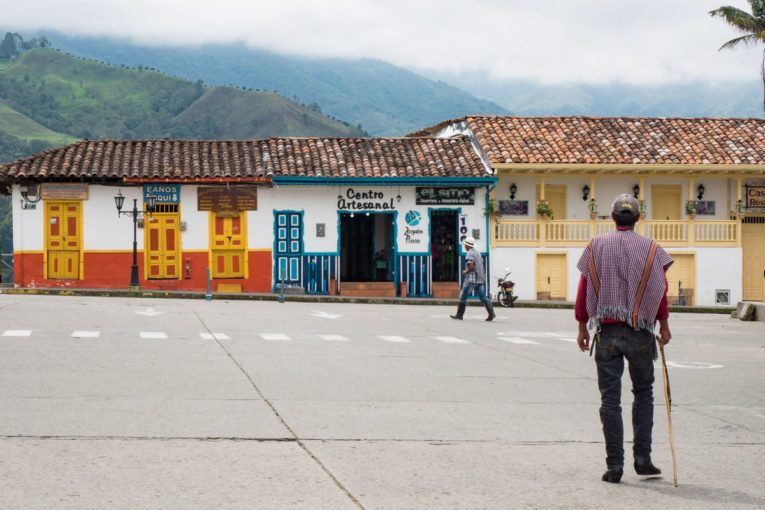 Salento colorful town Colombia