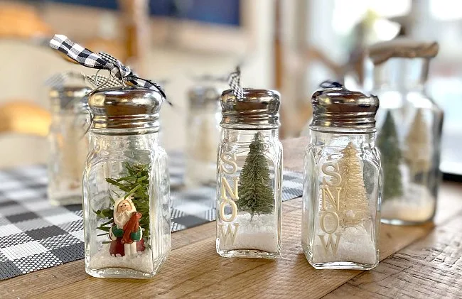 Salt shaker ornaments
