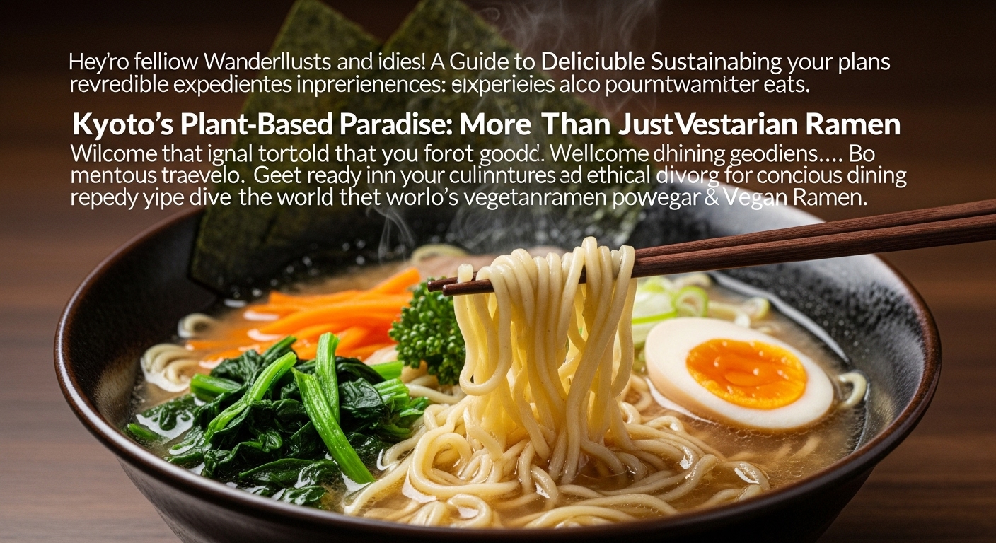 ## Slurp Sustainably: Your Guide to Kyoto's Delici...